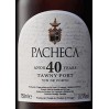 Vinho do Porto Pacheca 40 Anos 0,50L                                                                                            