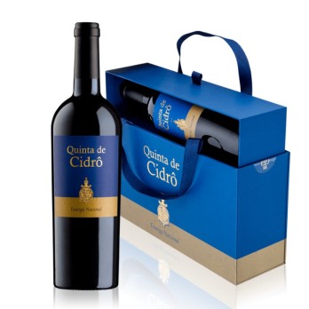 Caixa 2 Garrafas Quinta do Cidrô Touriga Nacional Tinto 2018 0,75L                                                              